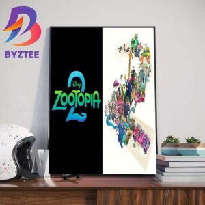 Disney Zootopia 2 Official Poster Wall Decor Poster Canvas