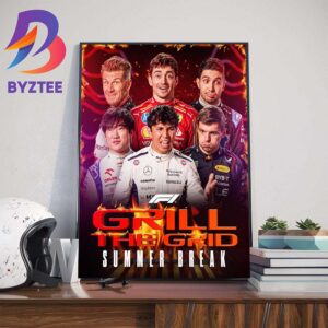 F1 Grill The Grid Summer Break Home Decorations Poster Canvas