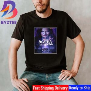 From The Twisted Minds That Brought You Wanda Vision Marvel Television Agatha All Along Official Poster Classic T-Shirt