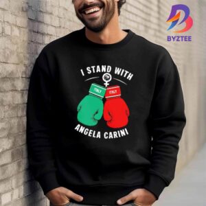 I Stand With Angela Carini Protect Italian Athlete Boxing Olympics Paris 2024 Essential T-Shirt