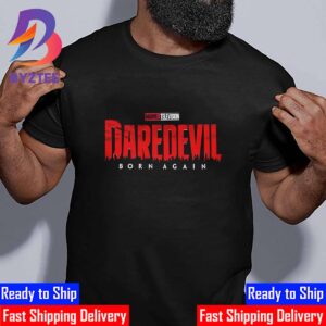 Marvel Television Daredevil Born Again Official Logo Classic T-Shirt