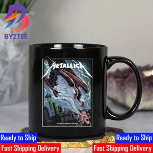 Metallica World Tour M72 North American Tour 2024 Exclusive Pop-Up Shop Poster The Eagle For M72 Seattle At Lumen Field Seattle WA US August 30th And September 1st 2024 Ceramic Mug