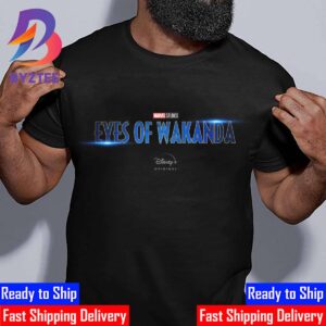 Official Blue Logo Eyes Of Wakanda Of Marvel Studios Classic T-Shirt