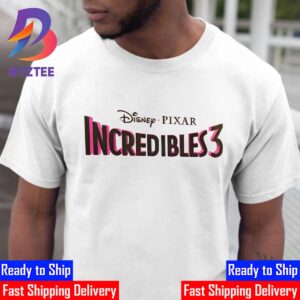 Official Logo Incredibles 3 Of Disney x Pixar Classic T-Shirt