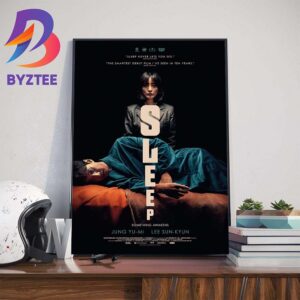 Official Poster For South Korean Psychological Mystery-Horror Sleep Something Awakens Wall Decor Poster Canvas