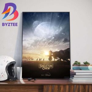 Official Poster Star Wars Skeleton Crew Series Launching December 3 On Disney Plus Wall Decor Poster Canvas