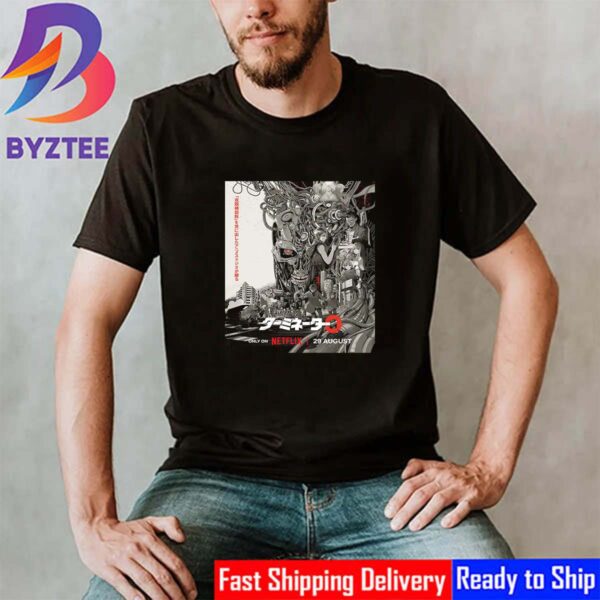 Official Poster Terminator Zero TV Series Releasing August 29th 2024 On Netflix Unisex T-Shirt