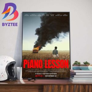 Official Poster The Piano Lesson A Film By Malcolm Washington Based On The Pulitzer Prize-Winning Play By August Wilson Home Decor Poster Canvas