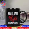 Pearl Jam Indianapolis With Glen Hansard Dark Matter Show Event Poster At Ruoff Music Center Noblesville Indianapolis Indiana August 26th 2024 Ceramic Mug