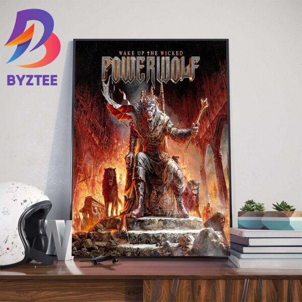 Powerwolf Wake Up The Wicked Wall Decor Poster Canvas