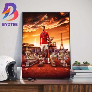 Roland-Garros x Novak Djokovic Has Won It All Home Decorations Poster Canvas