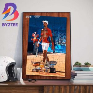 The Missing Piece Of The Puzzle For Novak Djokovic Olympic Gold Medal At Olympics Paris 2024 Home Decorations Poster Canvas