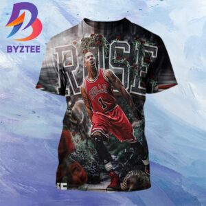 Chicago Bull Legends One Of The Best Players In The NBA Derrick Martell Rose Retirement All Over Print Shirt