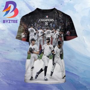 New York Yankees Is The Champion Team In The 2024 Al Eastern Division All Over Print Shirt