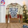 Cowboys Star Foolball Brown Color For Mens And Womens Ugly Christmas Sweater