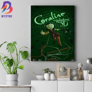 Coraline Halloween Re-released And Will Return To Theaters On October 31 Wall Decor Canvas Poster