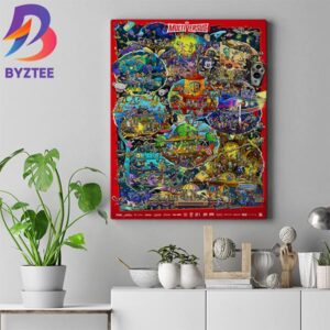 Find Your Fighter All Characters In WarnerBros Games Wall Decor Poster Canvas