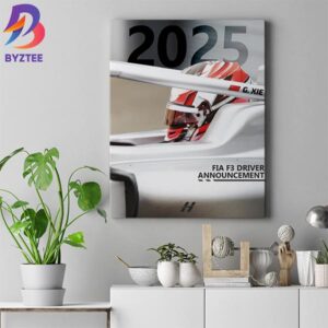 Gerrard Xie Will Graduate From GB3 Championship To Formula 3 With Hitech For The 2025 Season Wall Decor Canvas Poster