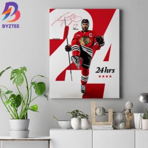 Nick Foligno Was Named The 35th Captain In Chicago Blackhawk History Wall Decor Canvas Poster