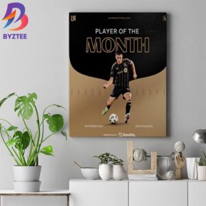 Sergi Palencia is LAFC’s Player of the Month for September Wall Decor Canvas Poster