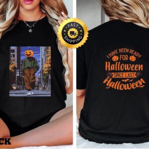 Spooky Season Swag Ready For Halloween 2024 Two Sides Unisex T Shirt