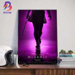 Miss Me M3GAN 2.0 Official Teaser Poster Only In Theaters June 27th 2025 Wall Decor Poster Canvas