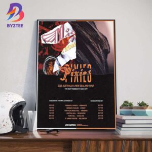 Pixies 2025 Australia And New Zealand Tour For November 2 Night Residency In Each City Wall Decor Poster Canvas