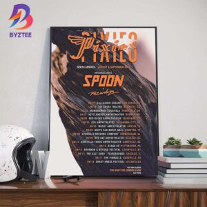 Pixies North American Tour August And September 2025 With Special Guests Spoon And Fazerdaze Wall Decor Poster Canvas