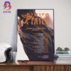 Pixies North American Tour August And September 2025 With Special Guests Spoon And Fazerdaze Wall Decor Poster Canvas