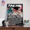 Punk In The Park At The National Western Stockyards In Denver CO On July 18th-20th 2025 Wall Decor Poster Canvas