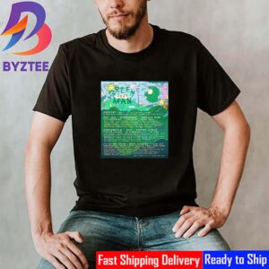 2025 Green Man Festival Lineup At Bannau Brycheiniog National Park In Wales On August 14-17 2025 Classic T-Shirt