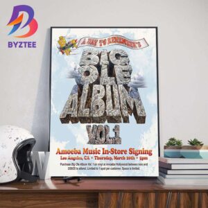 A Day To Remember Big Ole Album Vol 1 Amoeba Music In-Store Signing In Los Angeles CA On March 20th 2025 Wall Art Decor Poster Canvas