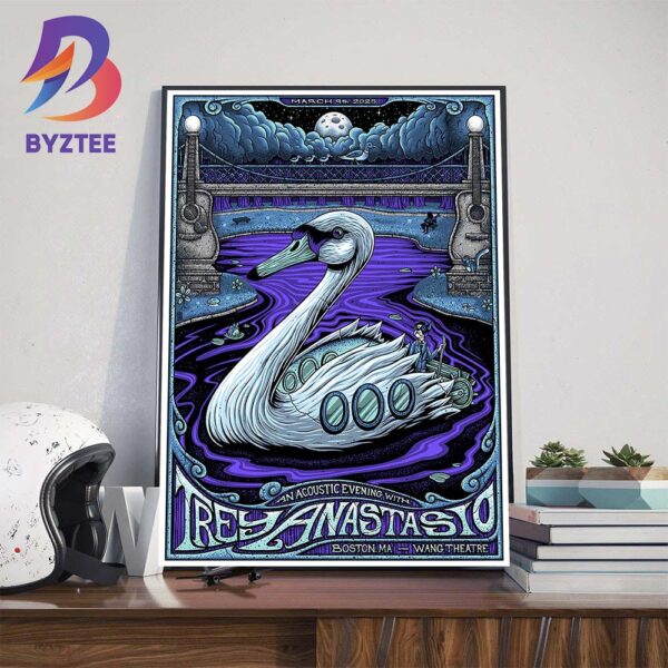 An Acoustic Evening With Trey Anastasio Performs Tonight At Wang Theatre In Boston MA On March 9th 2025 Wall Art Decor Poster Canvas