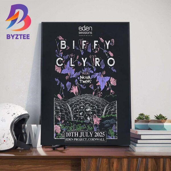 Biffy Clyro Plus Nova Twins At Eden Project Cornwall On July 10th 2025 Wall Art Decor Poster Canvas