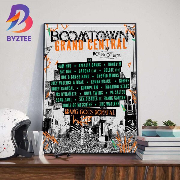 Boomtown Grand Central Chapter Four Power Of Now On August 6-10 2025 Wall Art Decor Poster Canvas