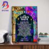 Boomtown Grand Central Chapter Four Power Of Now On August 6-10 2025 Wall Art Decor Poster Canvas