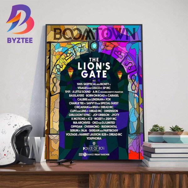 Boomtown The Lion’s Gate Chapter Four Power Of Now On August 6-10 2025 Wall Art Decor Poster Canvas