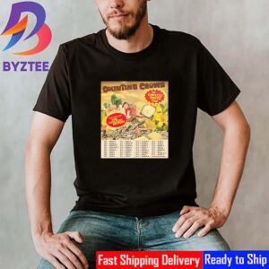 Counting Crows The Complete Sweets Tour 2025 Dates List With Special Guest The Gaslight Anthem Classic T-Shirt