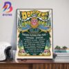 Dreamville Festival 2025 Full Line-Up With Headliners Lil Wayne 21 Savage And J Cole At Dorothea Dix Park Raleigh NC On April 5-6 2025 Wall Art Decor Poster Canvas