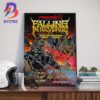 Falling In Reverse The Popular MonsTOUR II World Domination With Special Guests Black Veil Brides And Hollywood Undead On March 2025 Wall Art Decor Poster Canvas
