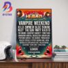 Free Throw And Microwave Australian Tour 2025 Dates List Wall Art Decor Poster Canvas