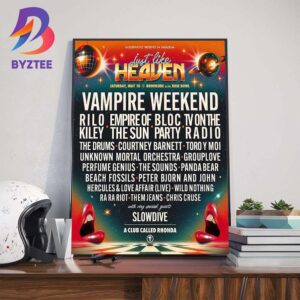 Goldenvoice Presents In Pasadena Just Like Heaven Festival To Brookside At The Rose Bowl In Pasadena CA On May 10th 2025 Wall Art Decor Poster Canvas