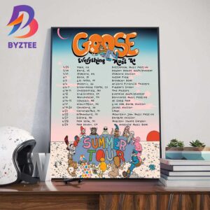 Goose Everything Must Go Summer Tour Dates List For May And June 2025 Wall Art Decor Poster Canvas