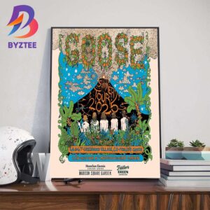 Goose Summer Tour 2025 2 Nights At Fiddler’s Green In Greenwood Village CO June 6-7 And Madison Square Garden On June 28th Wall Art Decor Poster Canvas