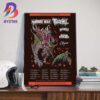 Goose Summer Tour 2025 2 Nights At Fiddler’s Green In Greenwood Village CO June 6-7 And Madison Square Garden On June 28th Wall Art Decor Poster Canvas