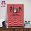LA LOM Spring Tour 2025  Dates List For April With Support From El Marchante Wall Art Decor Poster Canvas