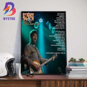 Leftover Salmon Setlist At Surf Hotel Buena Vista CO On March 7th 2025 Wall Art Decor Poster Canvas