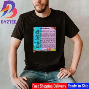 Lollapalooza Festival 2025 Full Line-Up At Grant Park Chicago IL On July 31st to August 3rd 2025 Classic T-Shirt