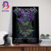 Machine Head Release 11th Studio Album Unatoned Out April 25th 2025 Wall Art Decor Poster Canvas
