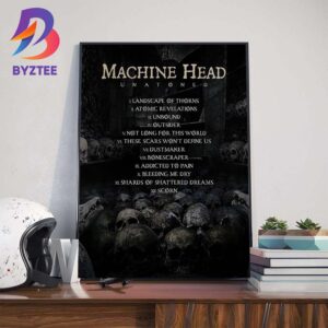 Machine Head Release 11th Studio Album Unatoned Out April 25th 2025 Wall Art Decor Poster Canvas